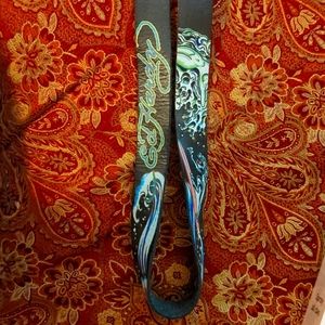 Ed Hardy surf Hardy leather belt